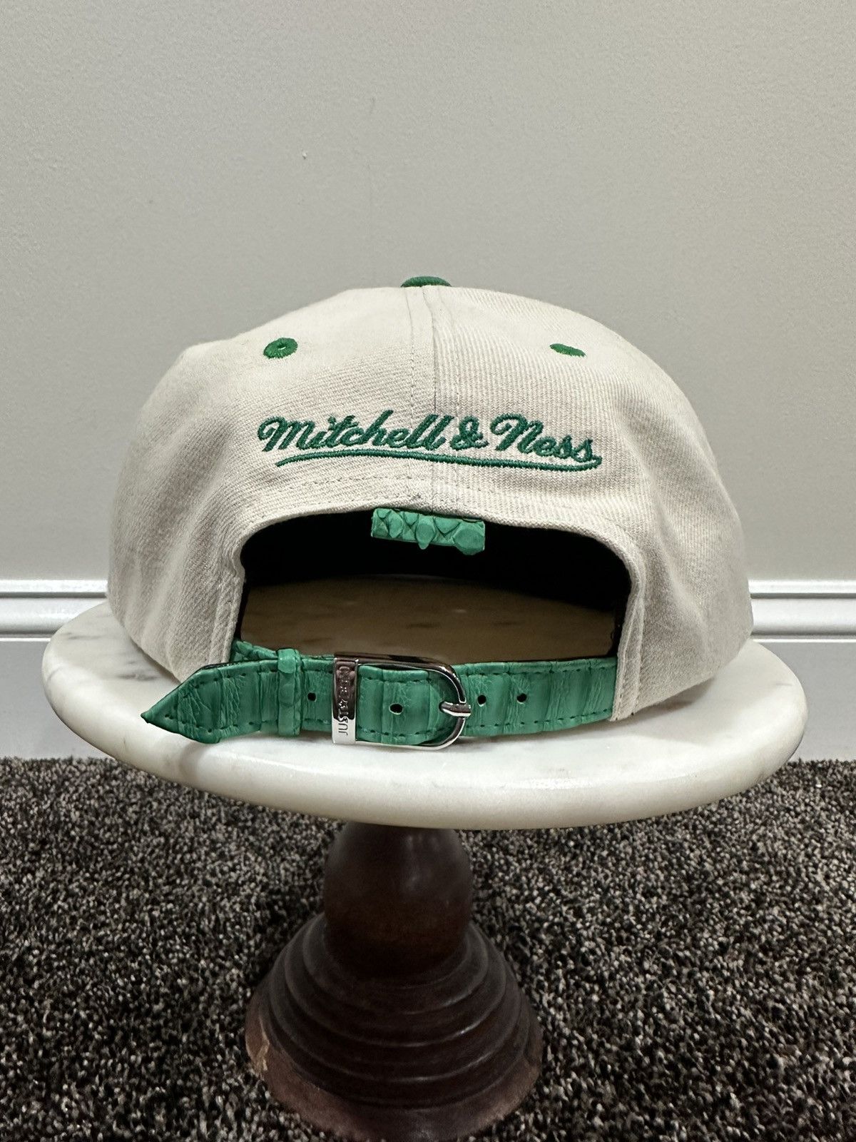 Just Don Just Don x Mitchell & Ness NBA Boston Celtics Snakeskin Hat Size ONE SIZE - 4 Thumbnail