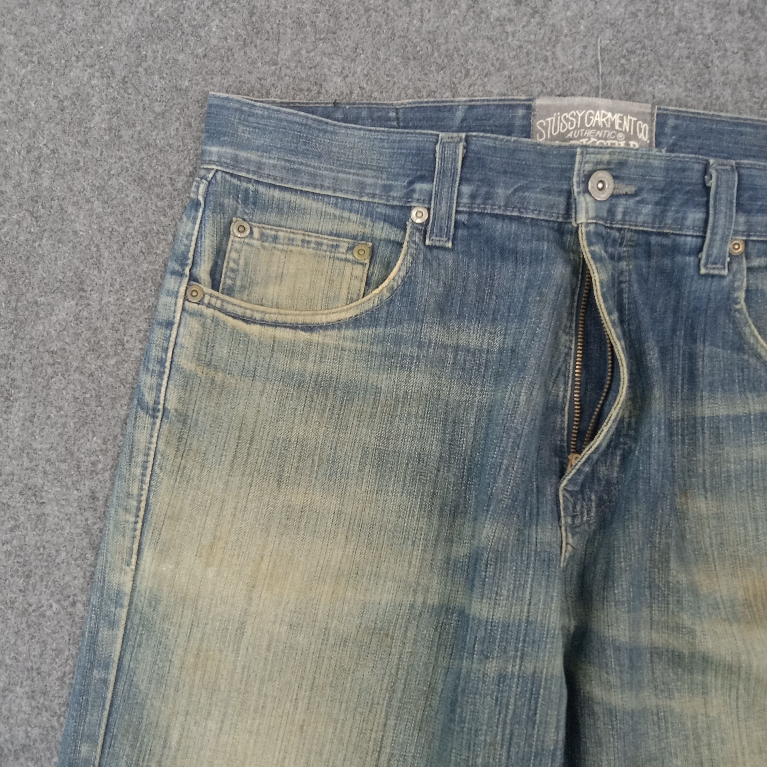 Stussy Stussy Authentic American Custom Logo Denim Jeans C265N5 Size US 34 / EU 50 - 6 Thumbnail