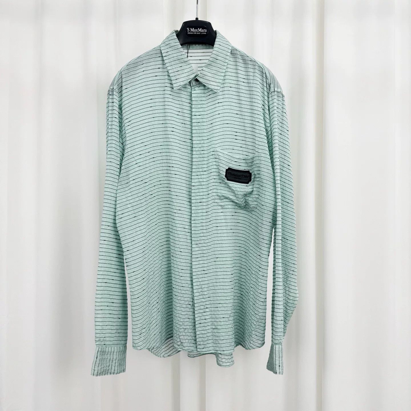 Dior new embroidered silk long sleeve shirt Size US M / EU 48-50 / 2 - 1 Thumbnail