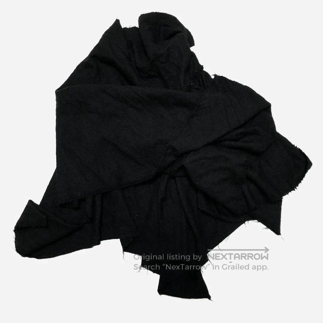 Comme des Garcons black abstract draped skirt by comme des garcons. Size 22" - 1 Thumbnail