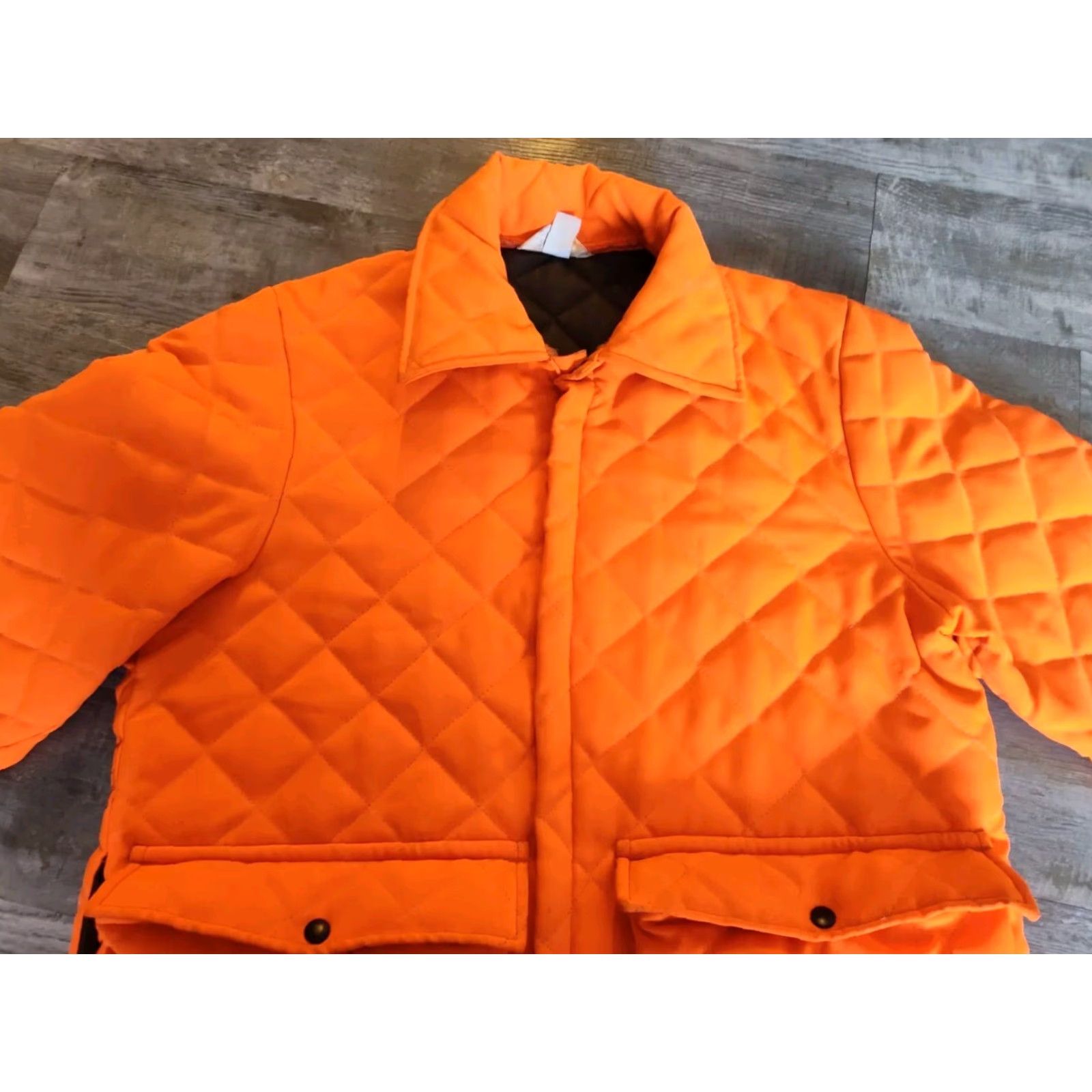 Vintage VINTAGE Clarkfield Outdoors Bomber Jacket Men L Orange 80s 90s Grunge Hunting US Made Size US L / EU 52-54 / 3 - 5 Thumbnail