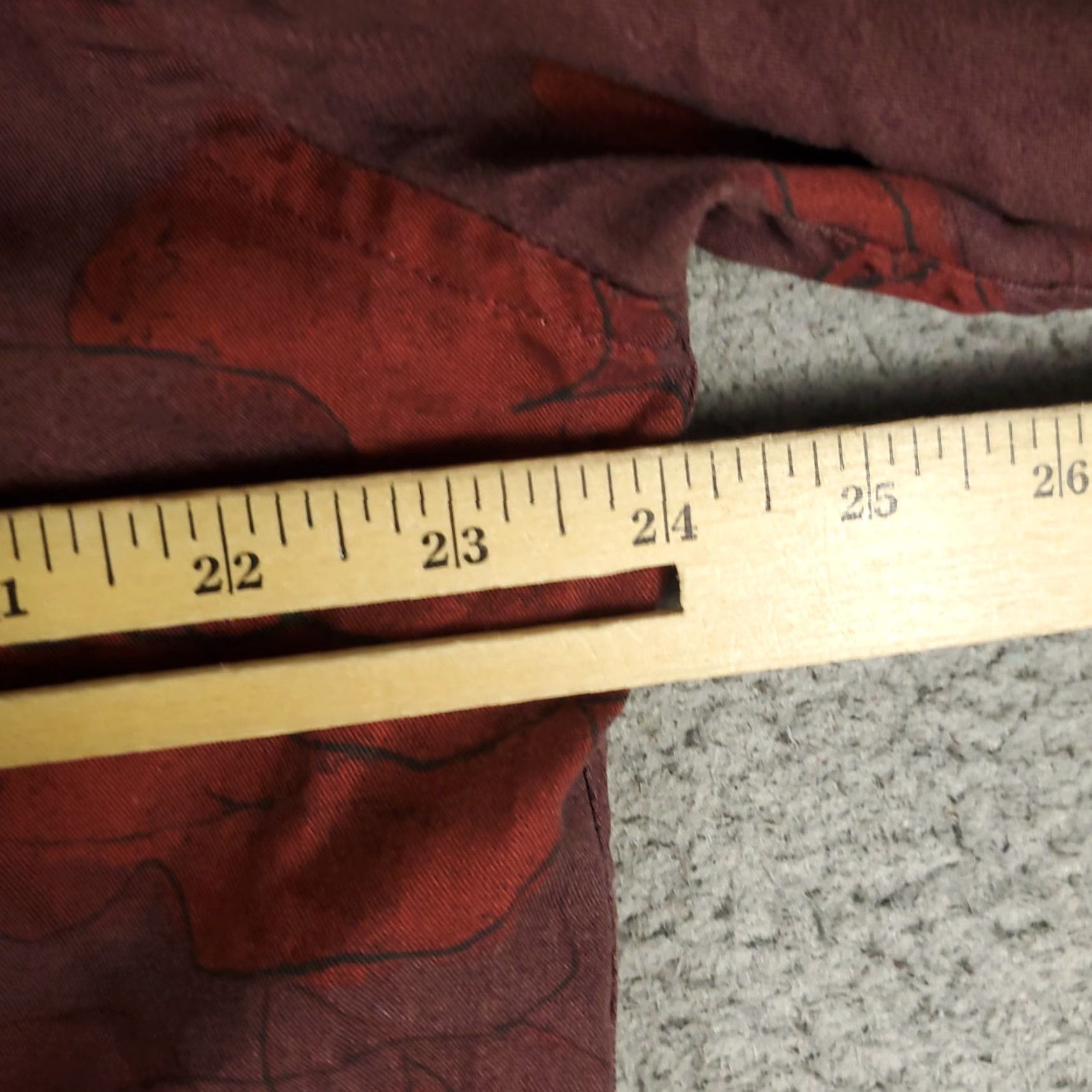 BUGATCHI VINTAGE Bugatchi Uomo Shirt Mens XL Red Floral Shaped Fit Button Up Long Sleeve Size US XL / EU 56 / 4 - 5 Thumbnail