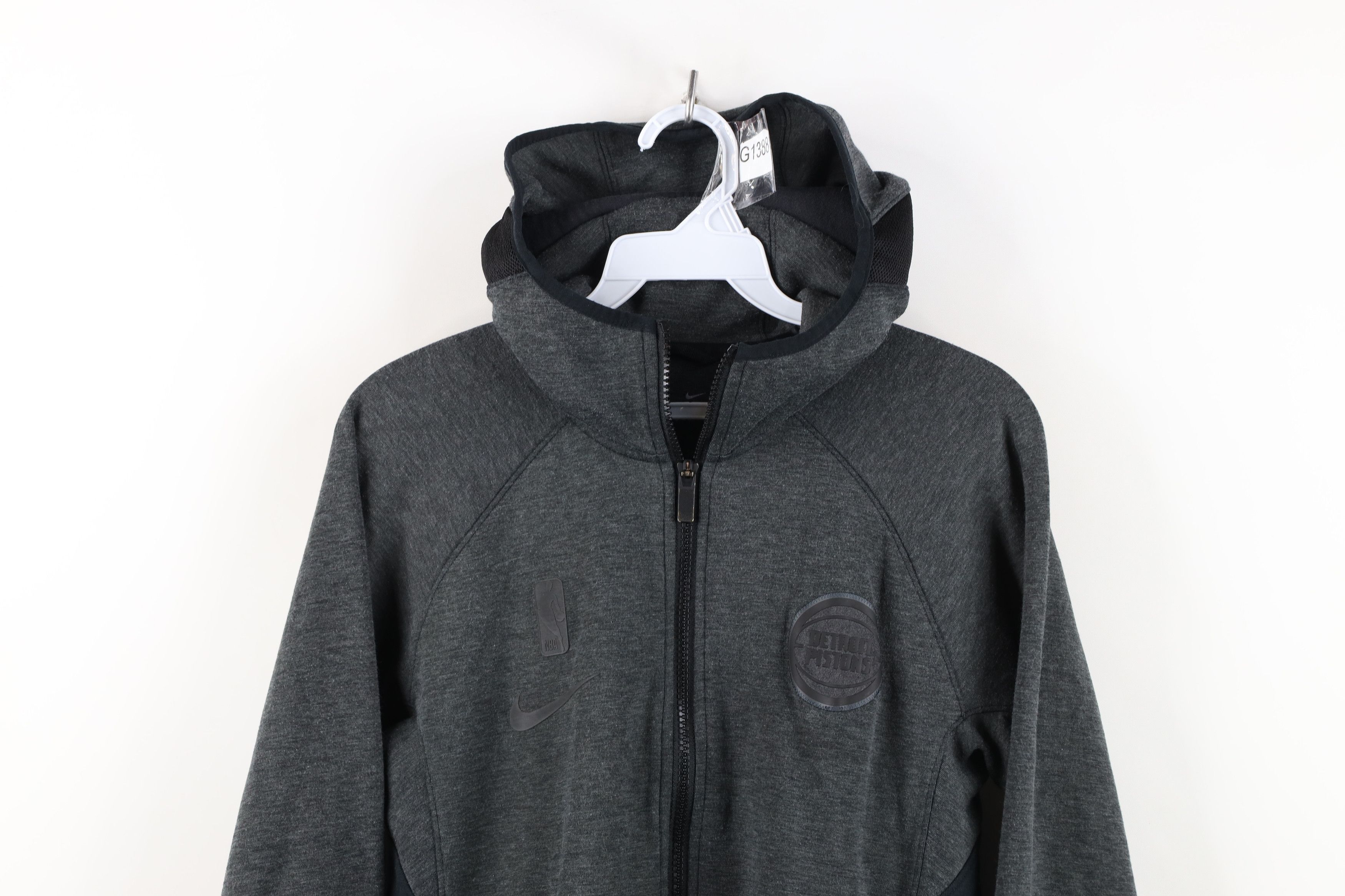 Nike Nike NBA Pistons Basketball Full Zip Hoodie Sweatshirt Gray Size US S / EU 44-46 / 1 - 2 Thumbnail