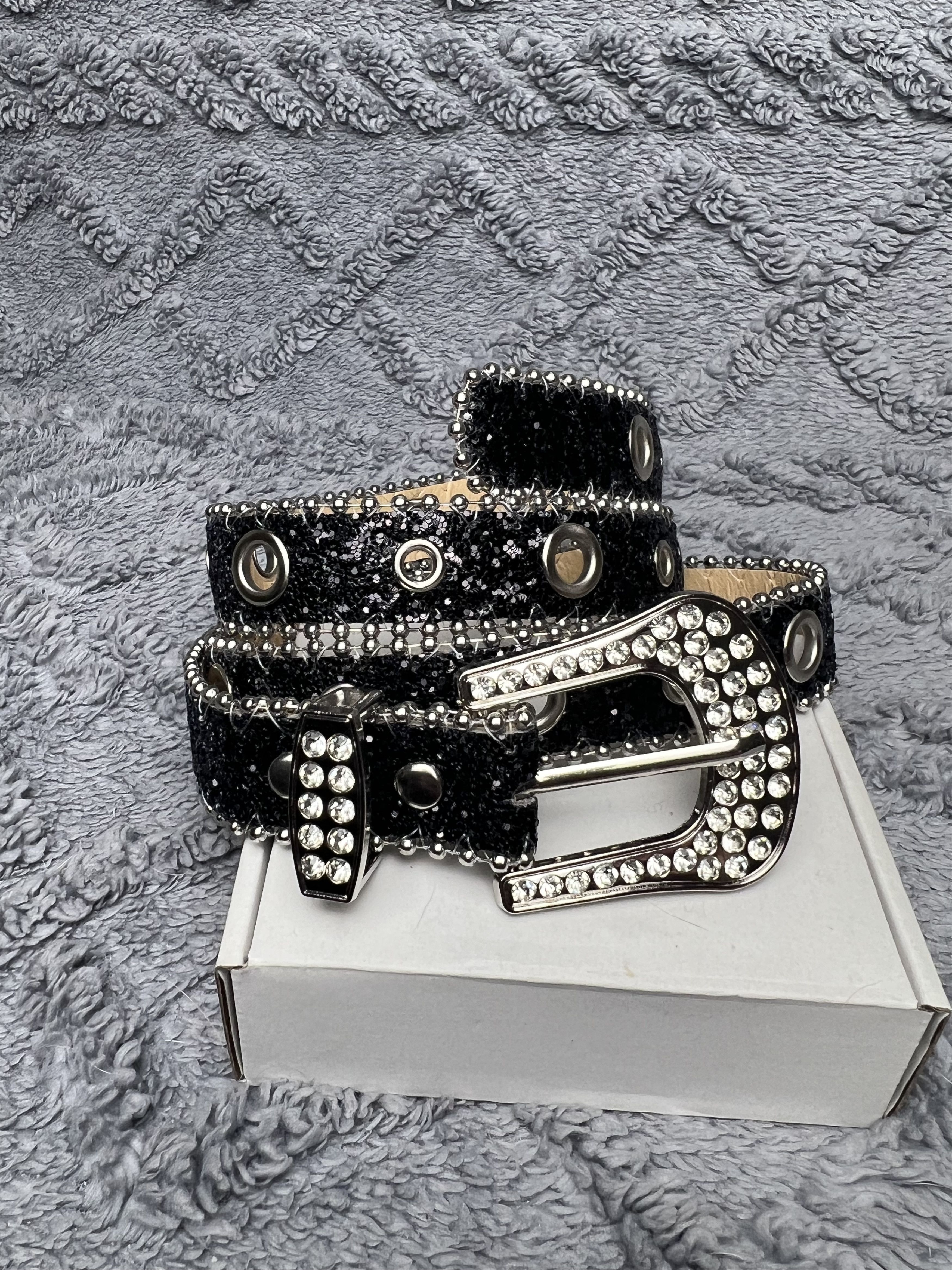 Other Rhinestone belt B.B. Simons styled belt Size ONE SIZE - 3 Thumbnail