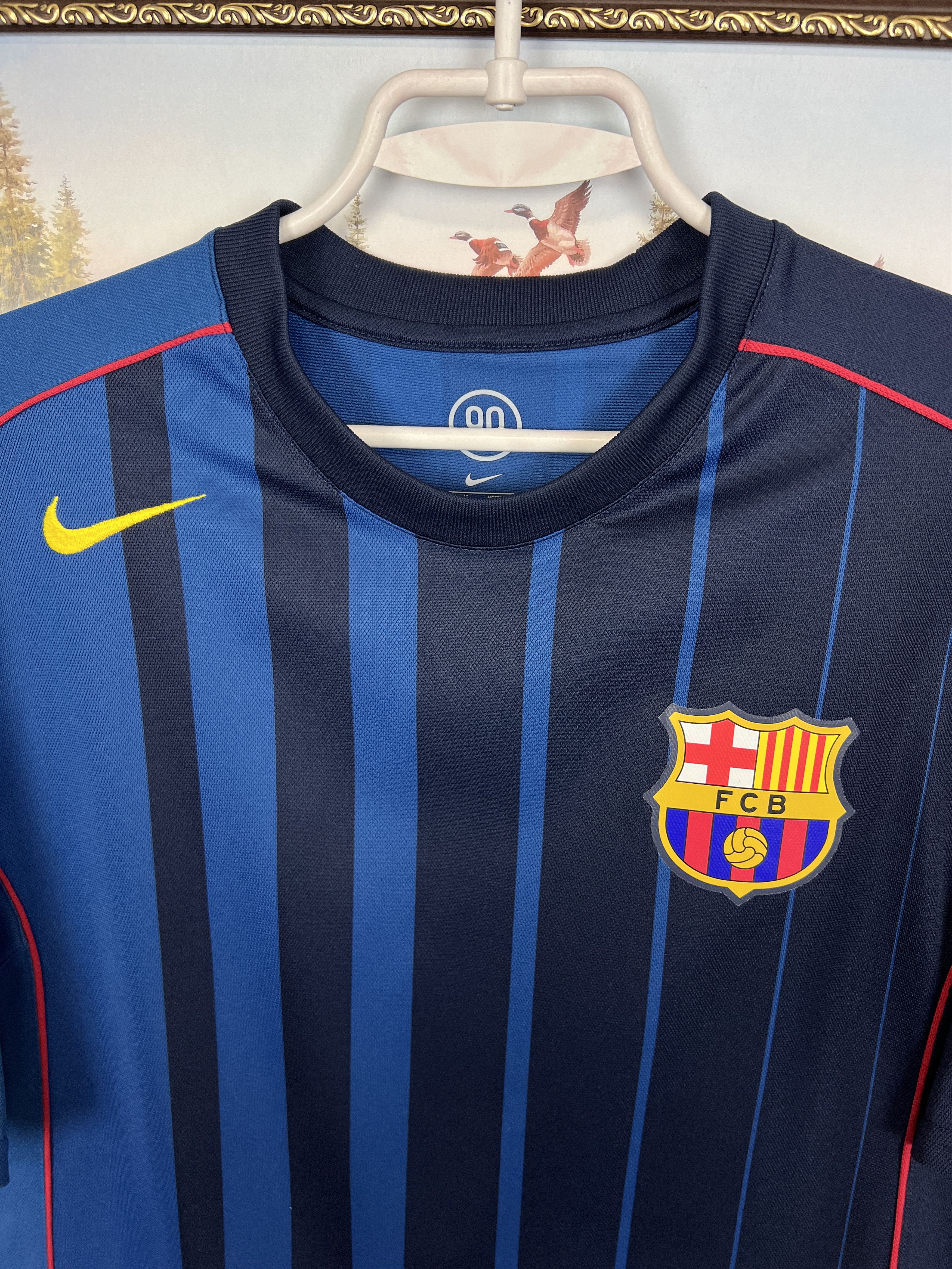 Barcelona football shirt 2004 Soccer Nike Jersey Tee Hype
