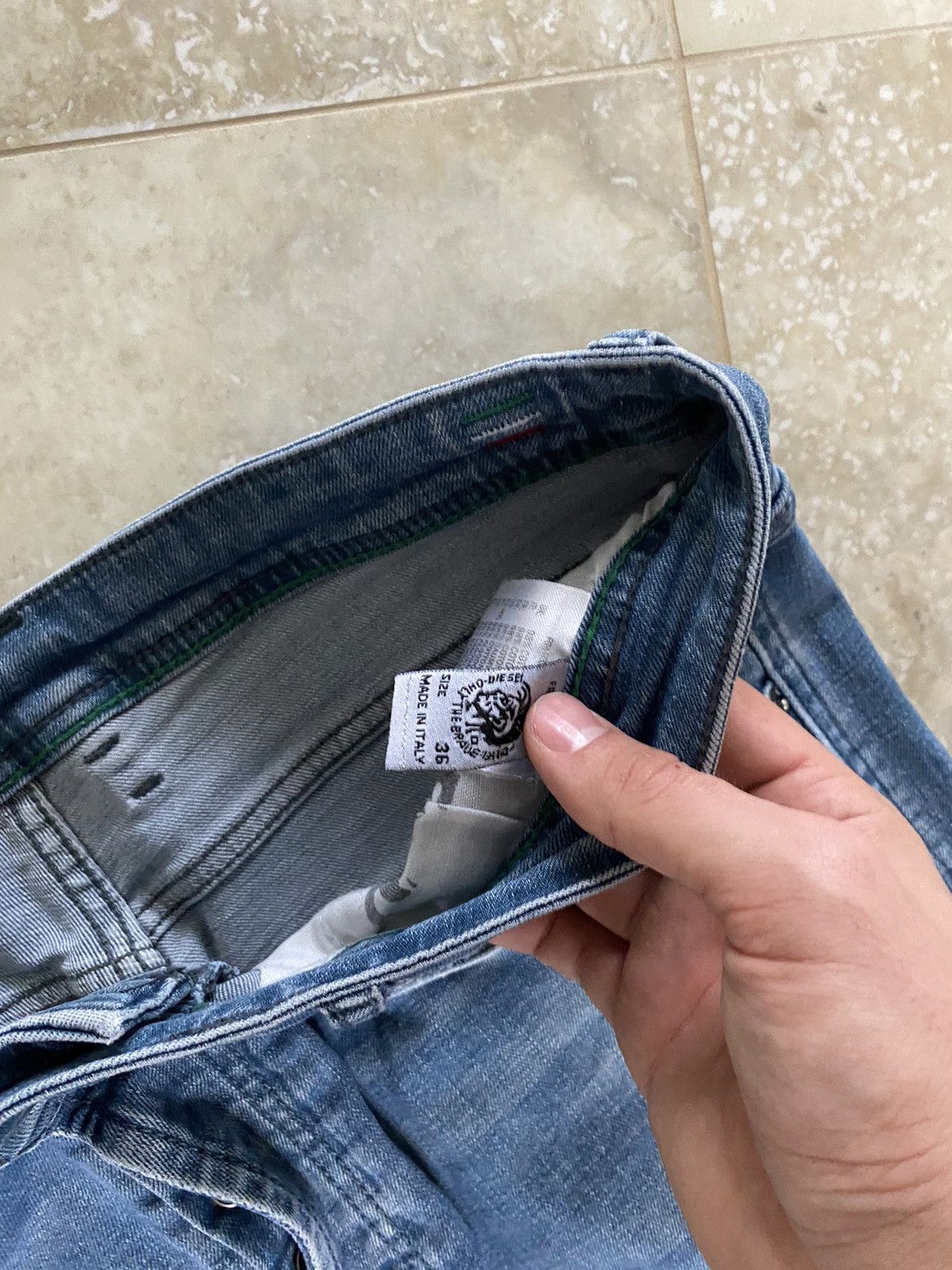 Diesel Diesel Vintage Washed Japanese Slim jeans Drill Faded Size US 36 / EU 52 - 7 Thumbnail