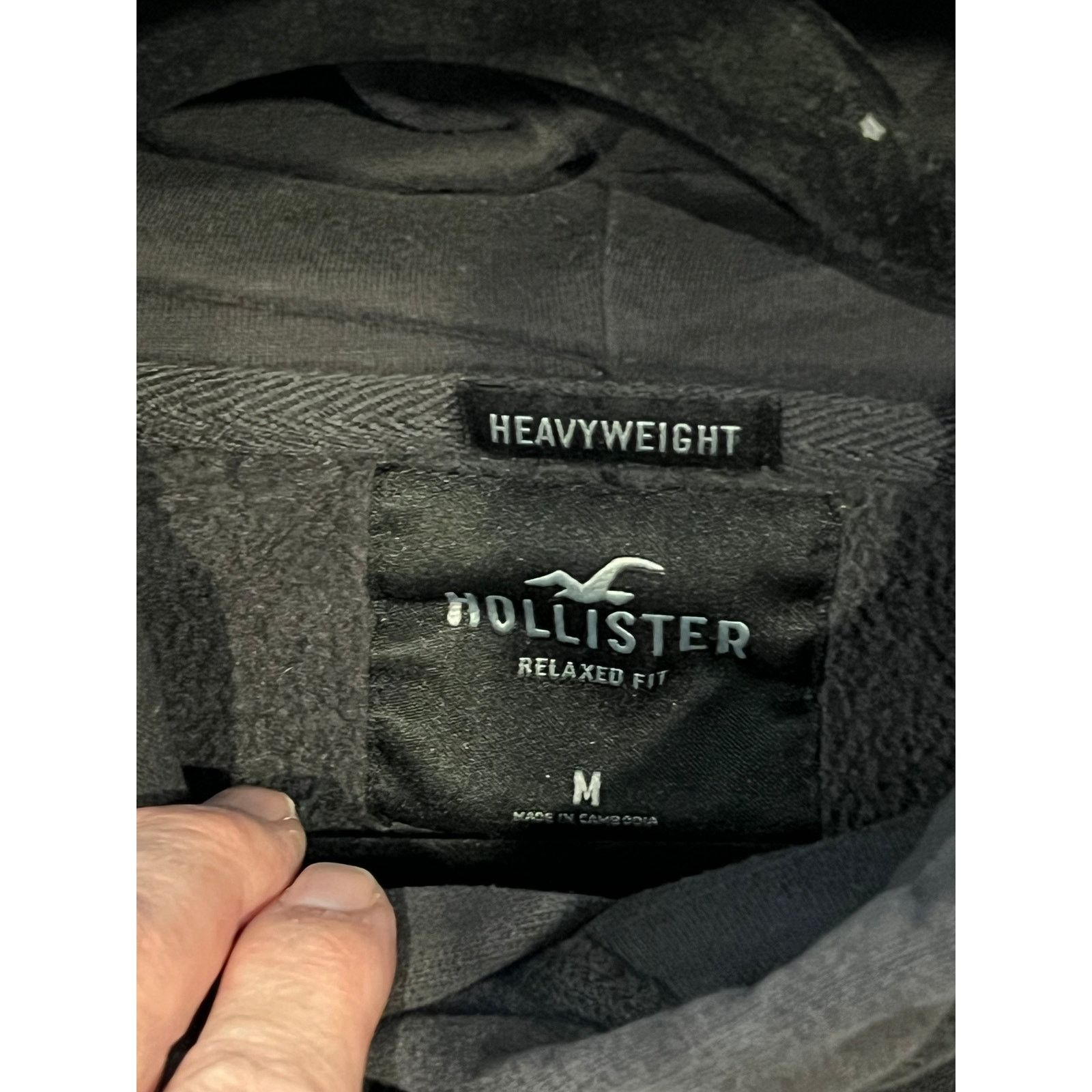 Hollister Hollister Pullover Heavyweight Relaxed Black Hoodie Mens M Size US M / EU 48-50 / 2 - 3 Thumbnail