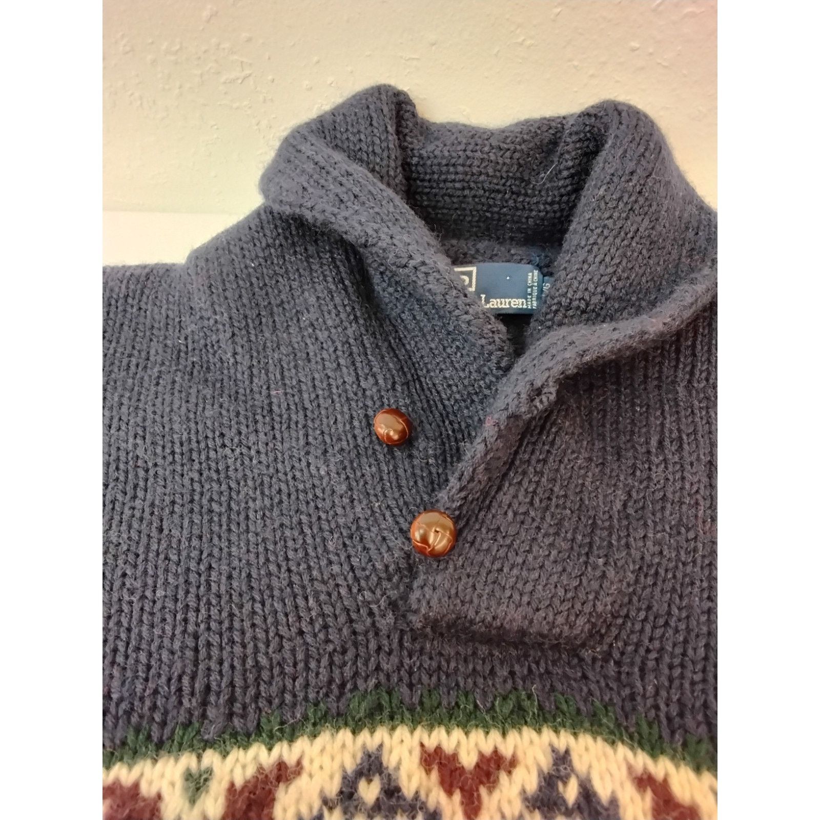 Polo Ralph Lauren Polo by Ralph Lauren Sweater Women's L Blue 90's Blue Label Size L / US 10 / IT 46 - 7 Thumbnail