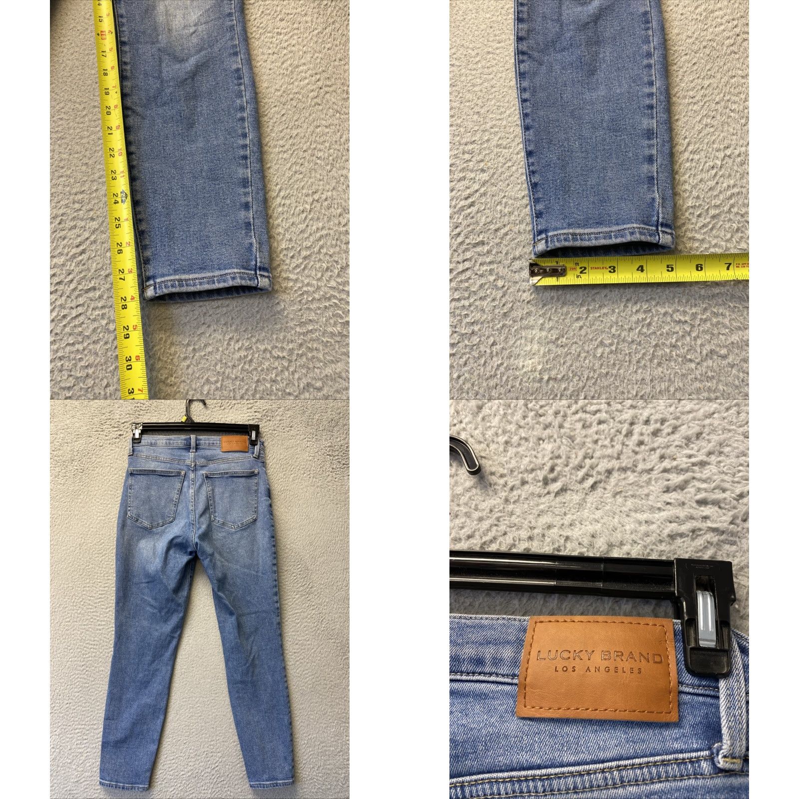 Lucky Brand Lucky Brand Jeans Womens Size 6 Blue Denim Low Rise Boyfriend Fit Logo 90s Fashion Size 28" / US 6 / IT 42 - 8 Thumbnail