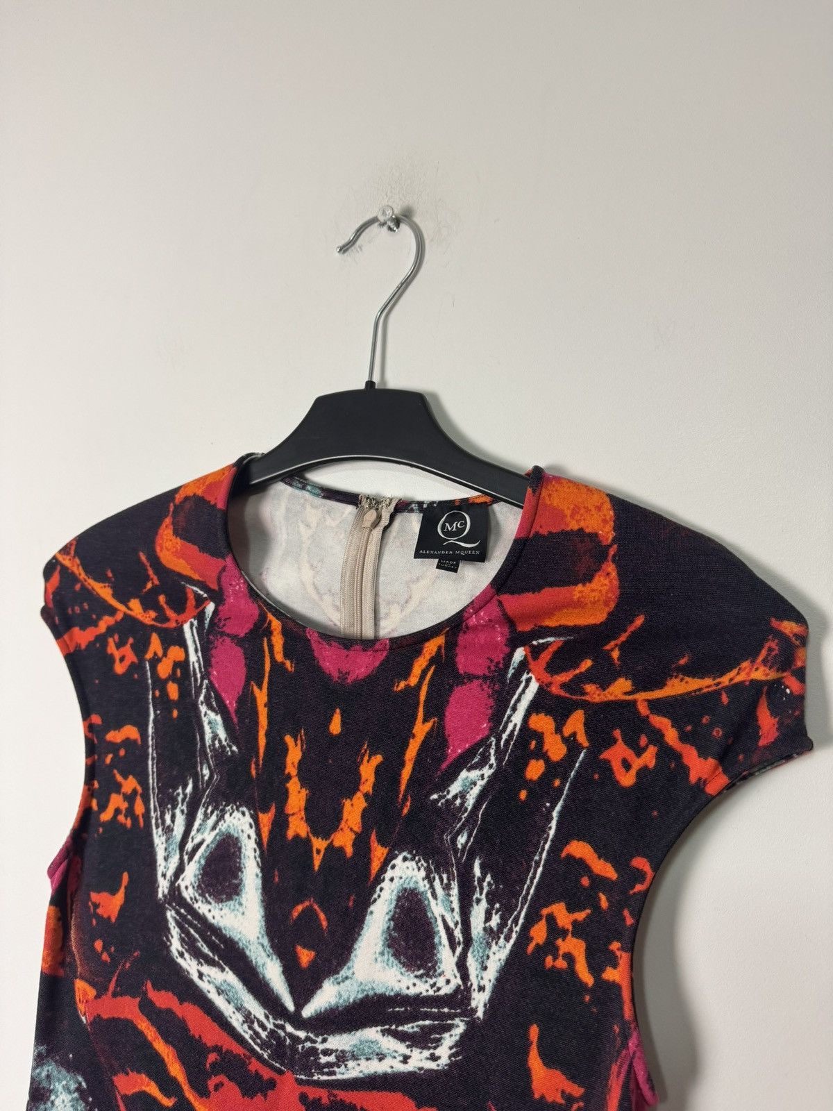 Alexander McQueen McQ Alexander McQueen Insect Kaleidoscope PrintDress Luxury Size L / US 10 / IT 46 - 4 Thumbnail