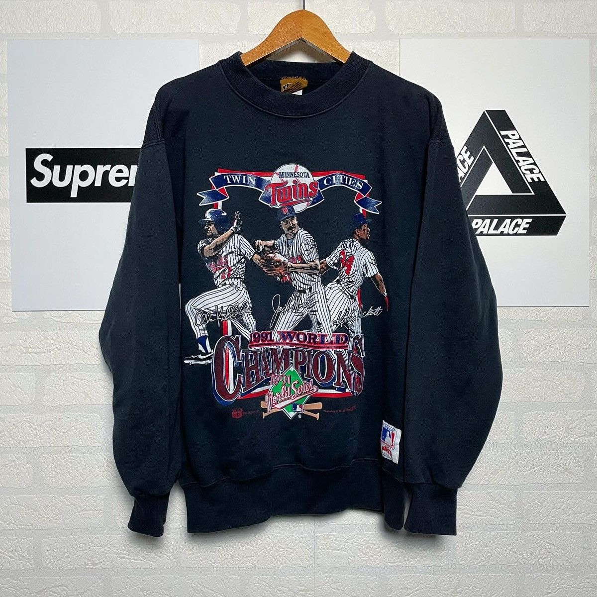 MLB × Nutmeg × Vintage 1991 Minnesota twins nutmeg world Champions MLB sweatshirt Size US M / EU 48-50 / 2 - 1 Thumbnail