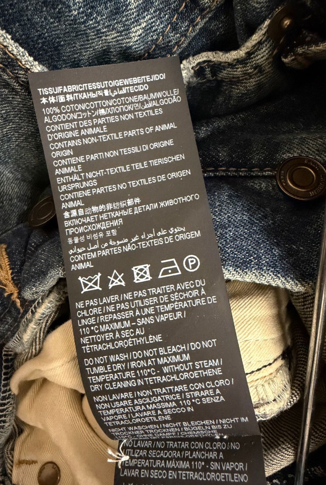 Saint Laurent Paris Saint Laurent 2021FW D18 Washed Distressed Denim Size US 31 - 5 Thumbnail