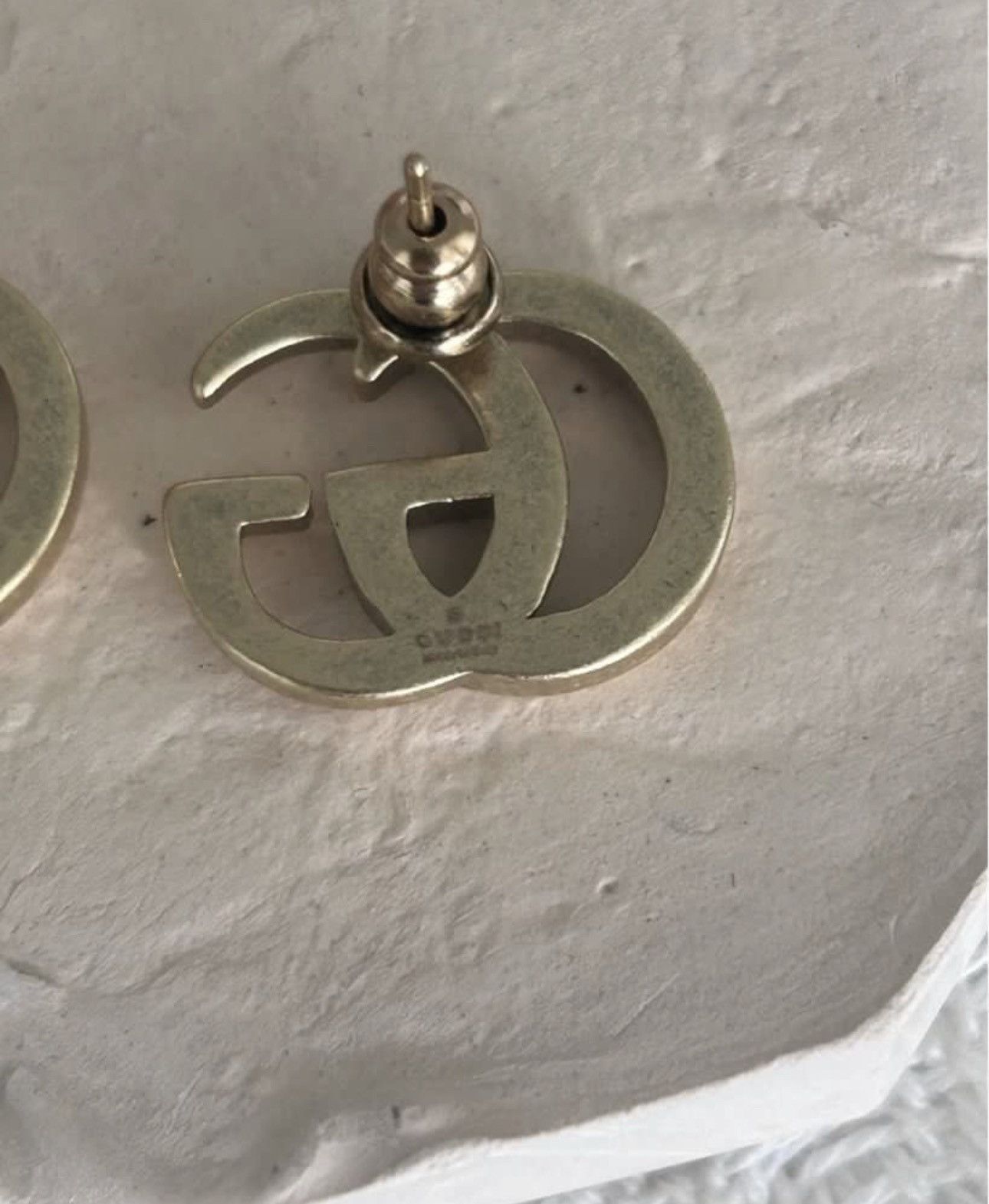 Gucci Authentic Gucci double GG earrings Size ONE SIZE - 3 Thumbnail