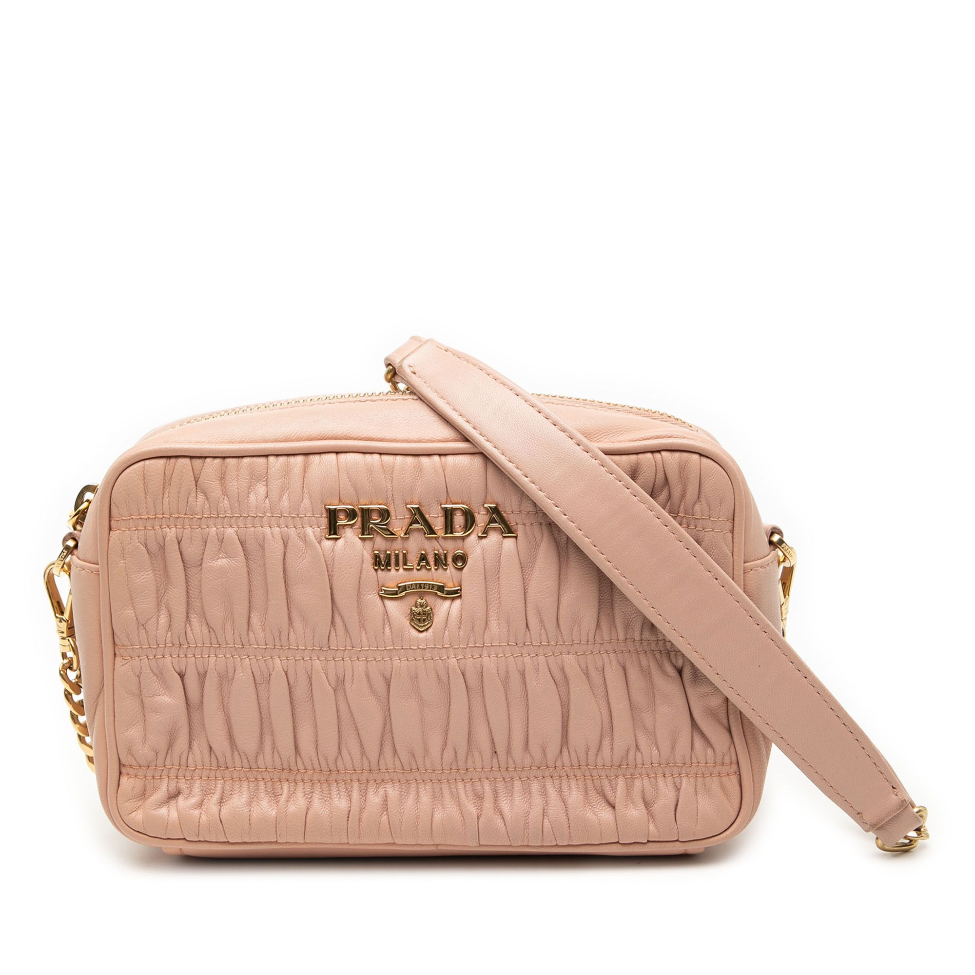 Prada Prada Nappa Gaufre Camera Bag Size ONE SIZE - 1 Thumbnail