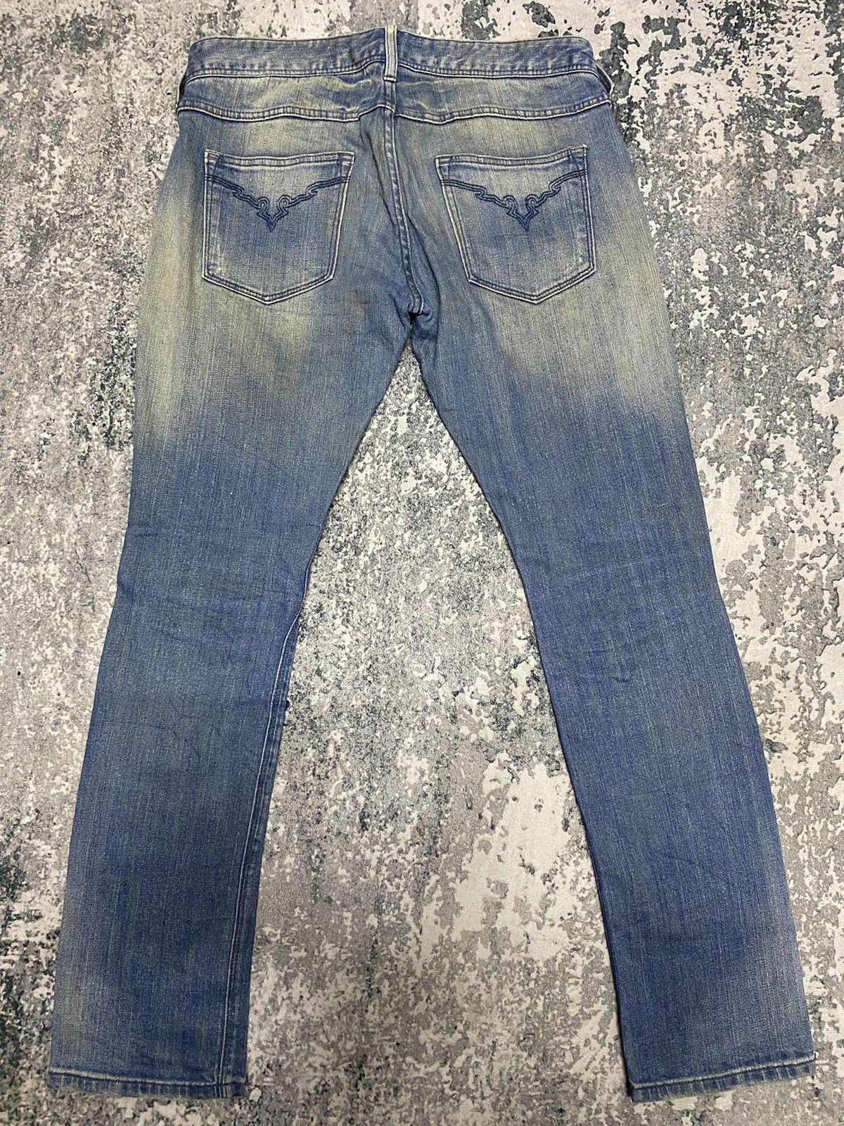 Japanese Brand Japanese Brand Cook Jeans Distressed Denim Jeans Size US 34 / EU 50 - 2 Thumbnail