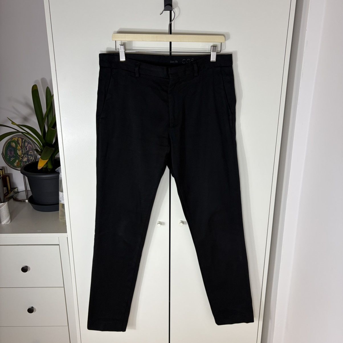 Cos COS Classic Black Pants Streetwear Y2K Size US 34 / EU 50 - 1 Thumbnail