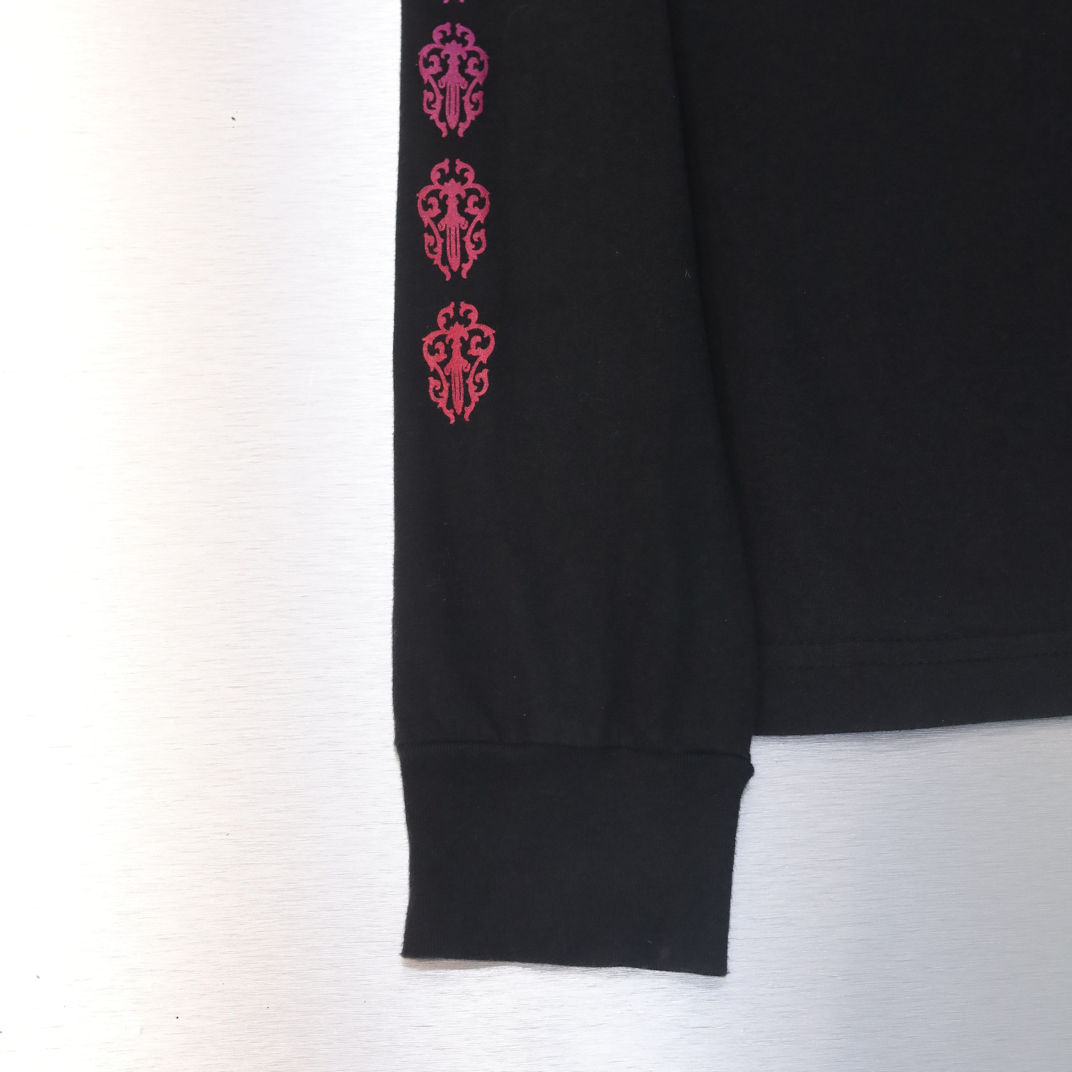 Chrome Hearts CHROME HEARTS MULTICOLOR DAGGER & SCROLL LONG SLEEVE TEE Size US M / EU 48-50 / 2 - 7 Thumbnail