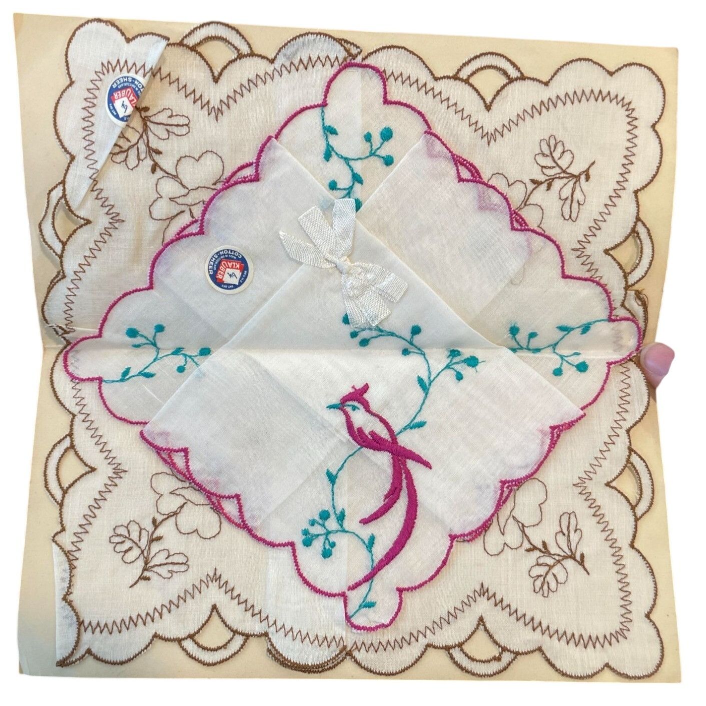 Other Beautiful Embroidery Antique Handkerchief (New) Size ONE SIZE - 1 Thumbnail