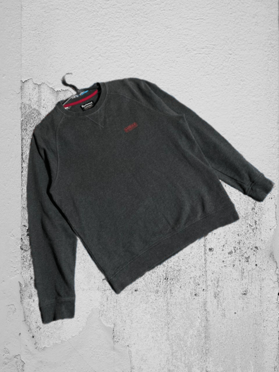 Barbour × Vintage Barbour International Spell Out Logo Sweatshirt Size M Size US M / EU 48-50 / 2 - 1 Thumbnail