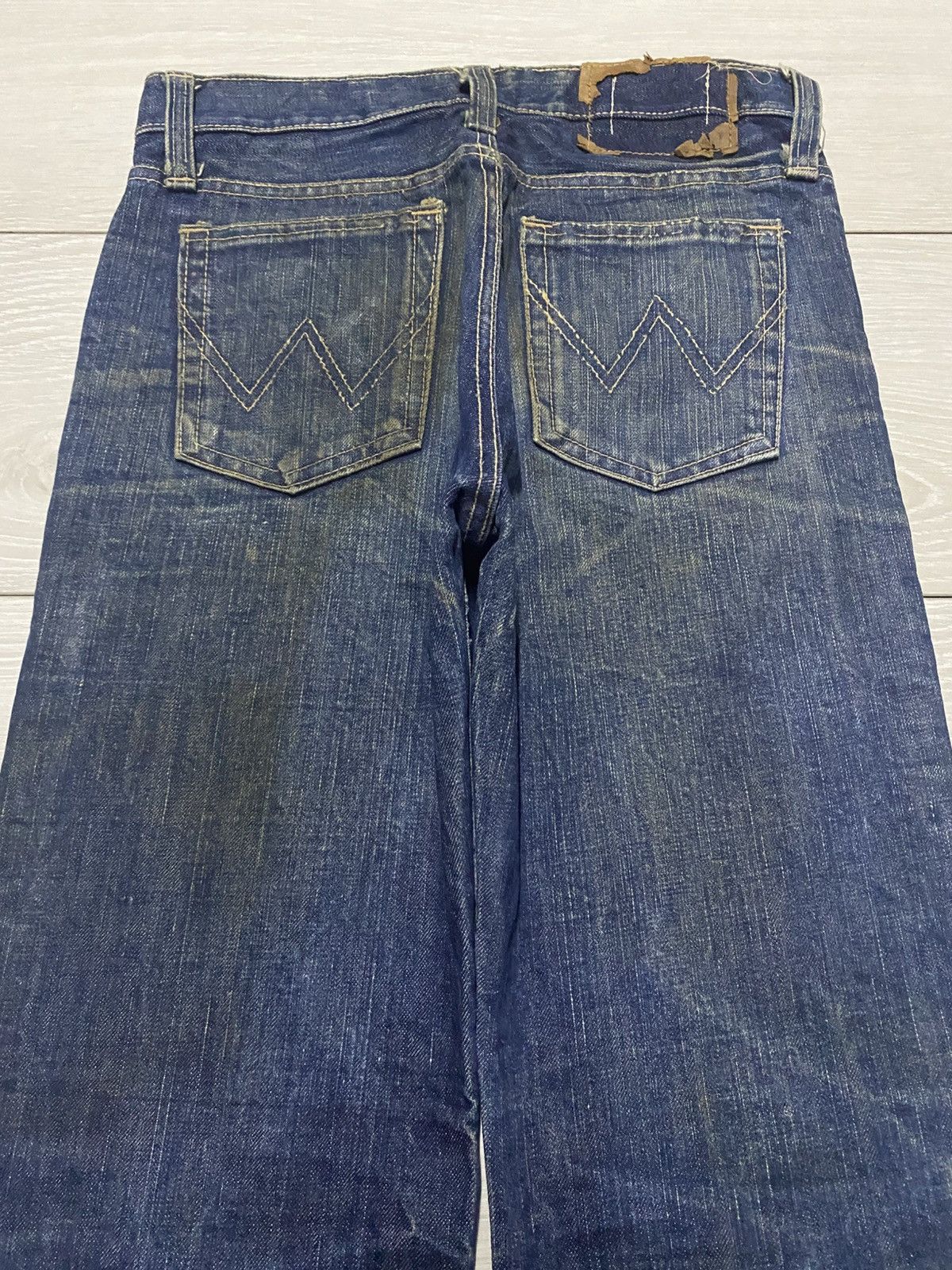 Edwin True Vintage Edwin USA Mud Wash Grunge Flare Jeans Size US 27 - 4 Thumbnail