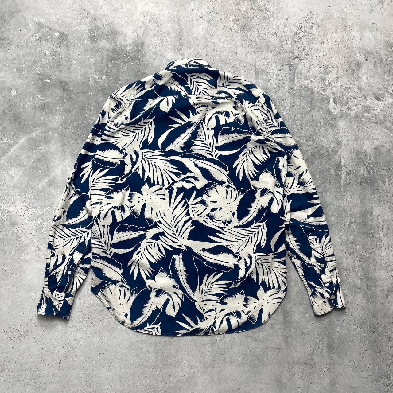 Our Legacy Our Legacy 1980-81 Floral Indigo Long Sleeve Shirt Size S Size US S / EU 44-46 / 1 - 2 Thumbnail