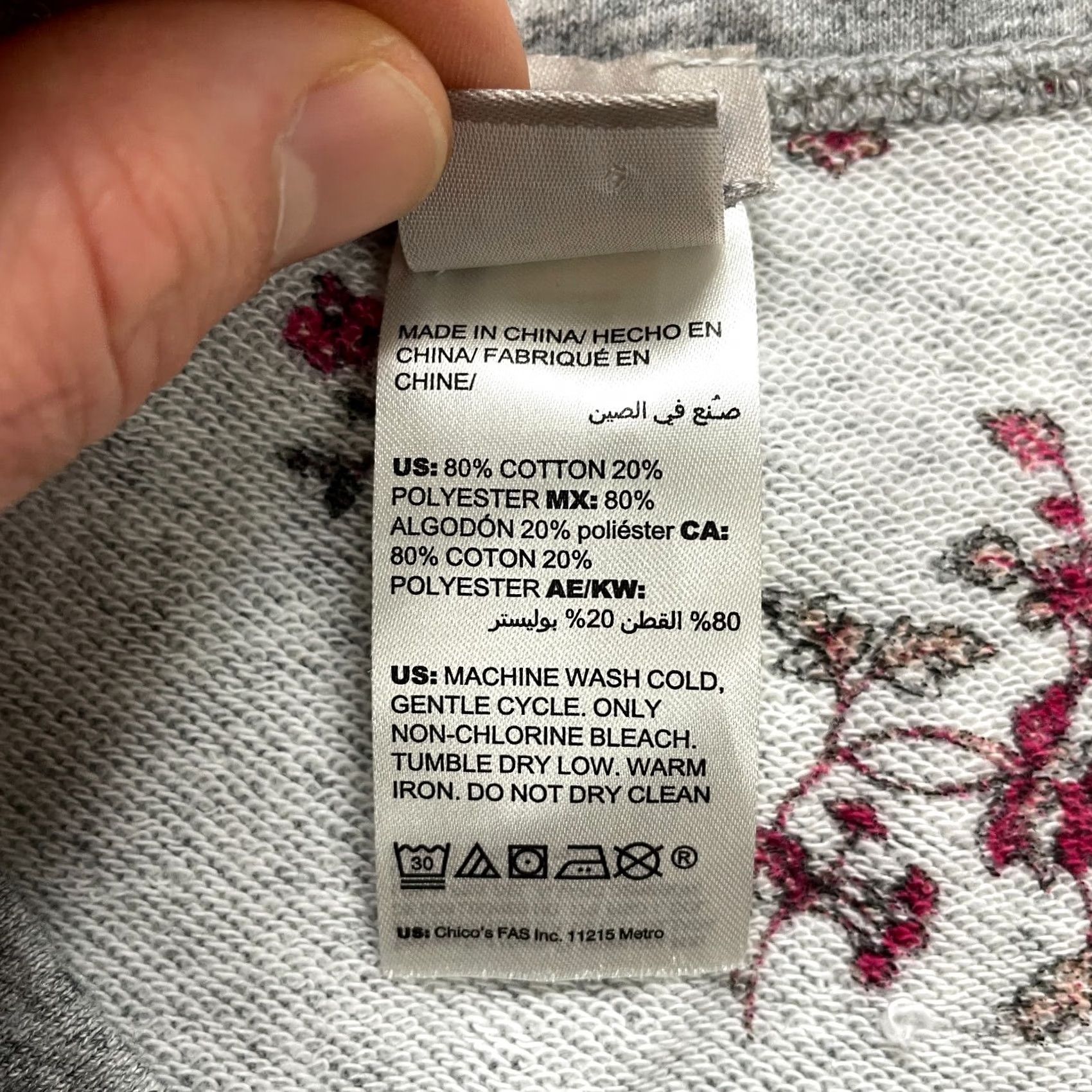 Vintage Chico's Zenergy Sweatshirt Sweater Womens Chico Size 12P US Size Large 12P Gray Shirt Pullover Knit V-Neck 3/4 Sleeve Stretch Old? Size XL / US 12-14 / IT 48-50 - 4 Thumbnail