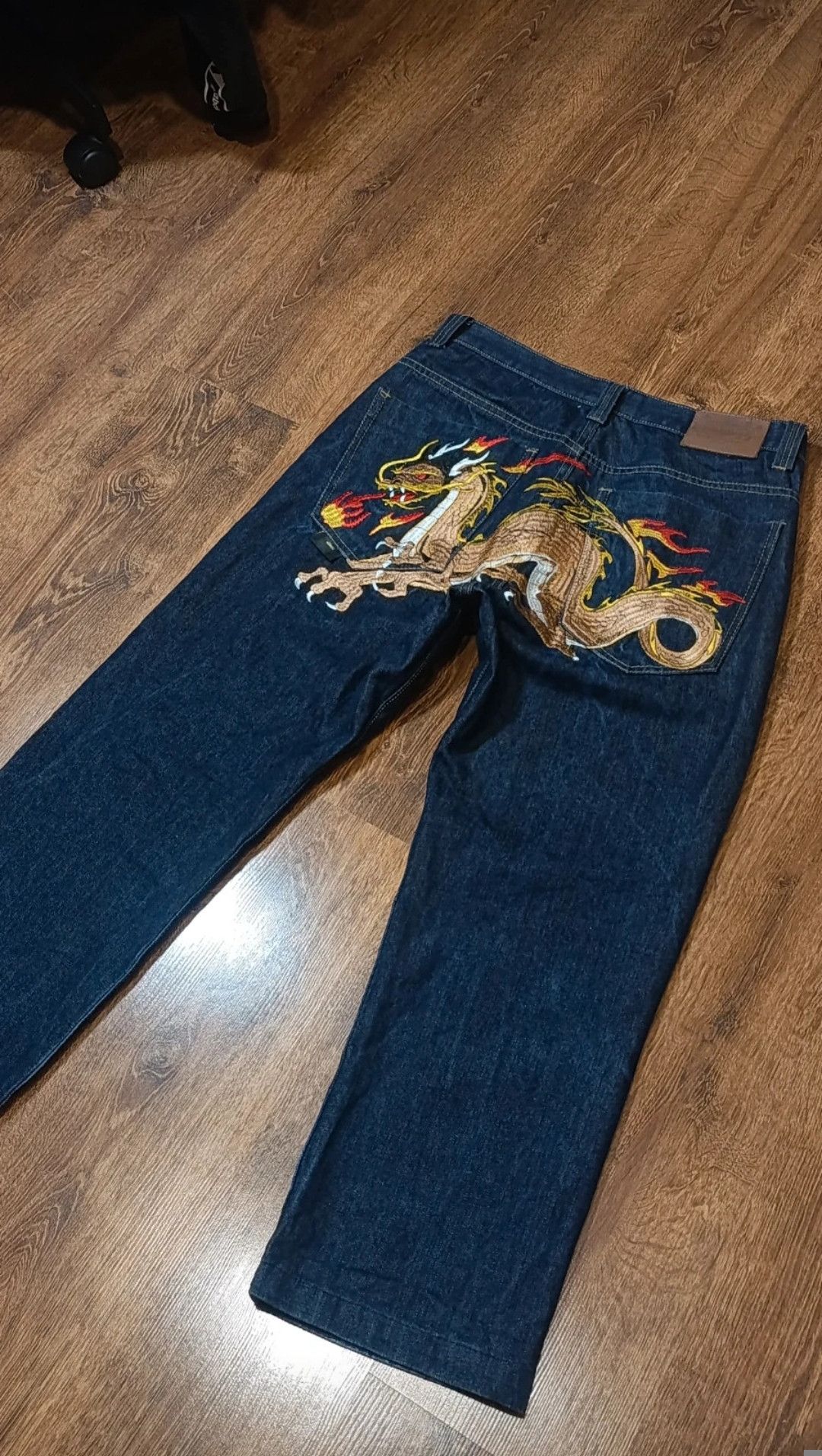 Vintage Akademiks Embroidered Jeans Size US 36 / EU 52 - 2 Thumbnail