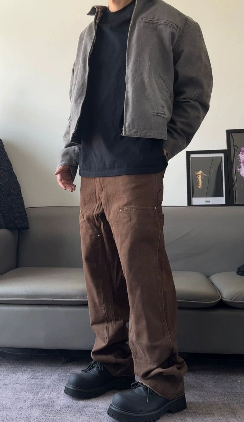 loose faded skate hiphop baggy cargo pants