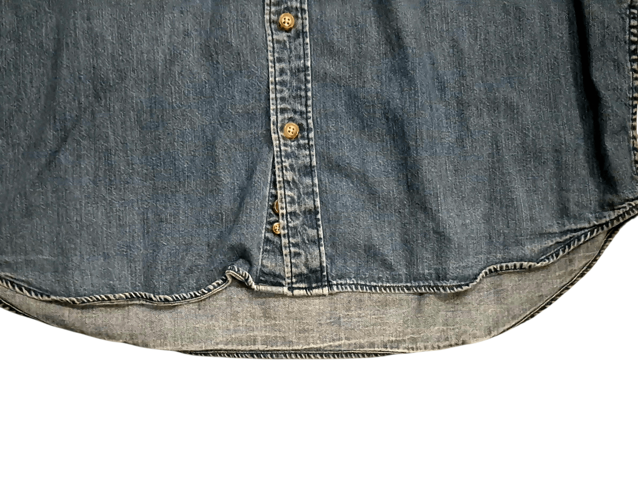 Eddie Bauer Vintage Eddie Bauer Denim Shirt Men’s Large Tall100% Cotton Size US L / EU 52-54 / 3 - 3 Thumbnail