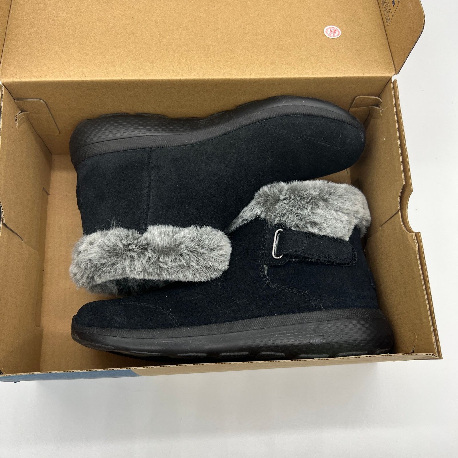 SKECHERS Skechers Ankle Boots Size 6 On the GO City 2 Black Suede Size US 6 / IT 36 - 3 Thumbnail