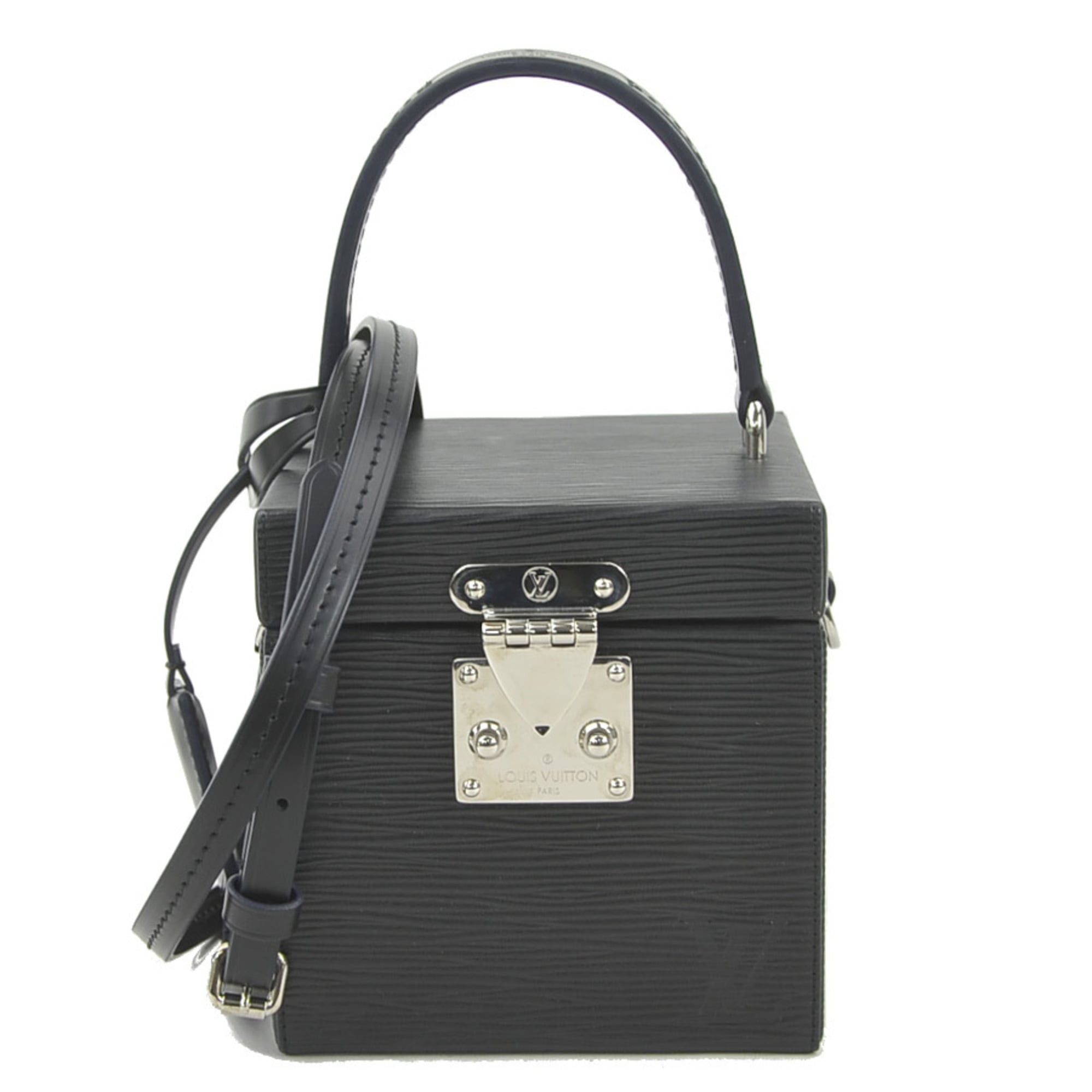 Louis Vuitton Louis Vuitton Epi Leather Vanity Bag in Bleecker Box, Leather, Noir, Women's, M52703, Free Shipping, 90118i Size ONE SIZE - 1 Thumbnail
