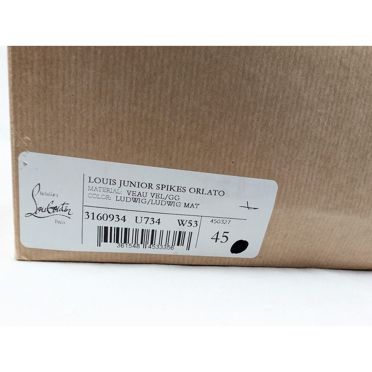 Christian Louboutin o1rshd1 Louis Junior Spikes Orlato Sneakers in Ludwig Size US 12 / EU 45 - 21 Thumbnail