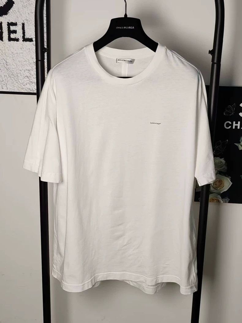 Balenciaga Balenciaga Logo Print Short Sleeve T-Shirt - dmc Size US S / EU 44-46 / 1 - 1 Thumbnail
