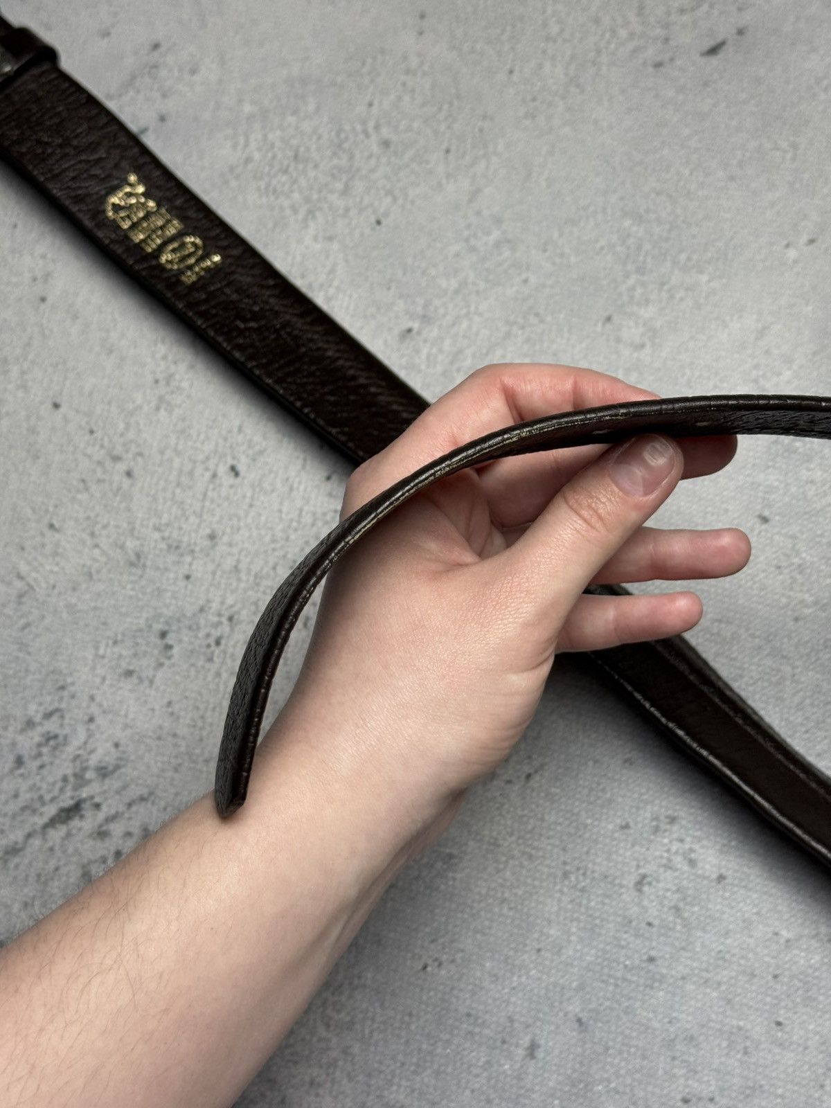 Leather Jacob Elegant Leather Vintage Money Belt Archive NO. 5758 Size ONE SIZE - 10 Thumbnail
