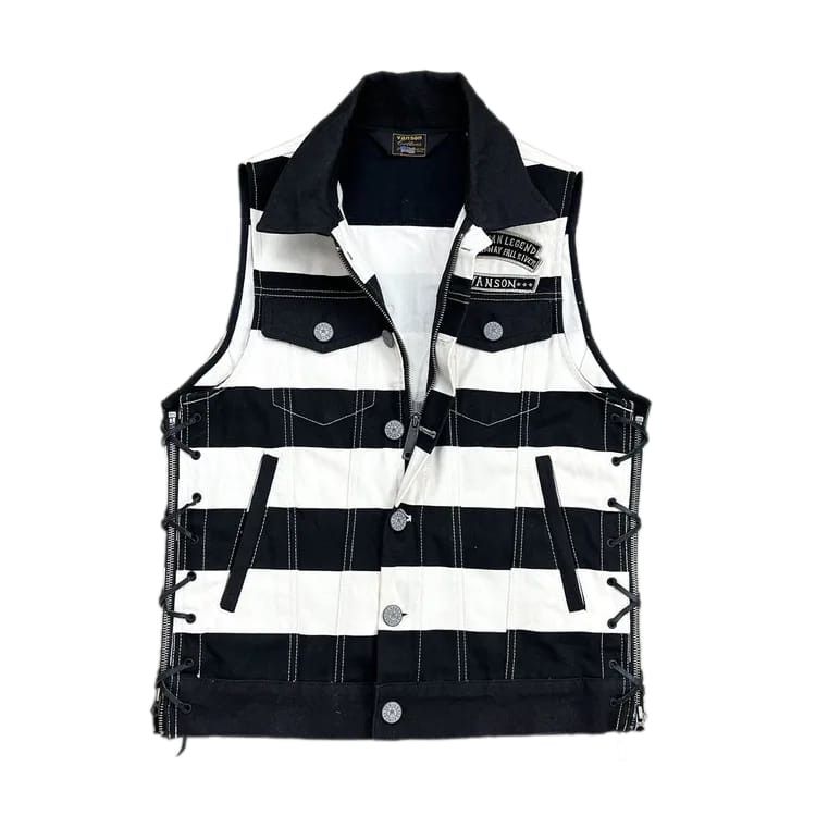 Vanson Leathers Vintage Vanson Prisoner Vest Size US S / EU 44-46 / 1 - 2 Thumbnail