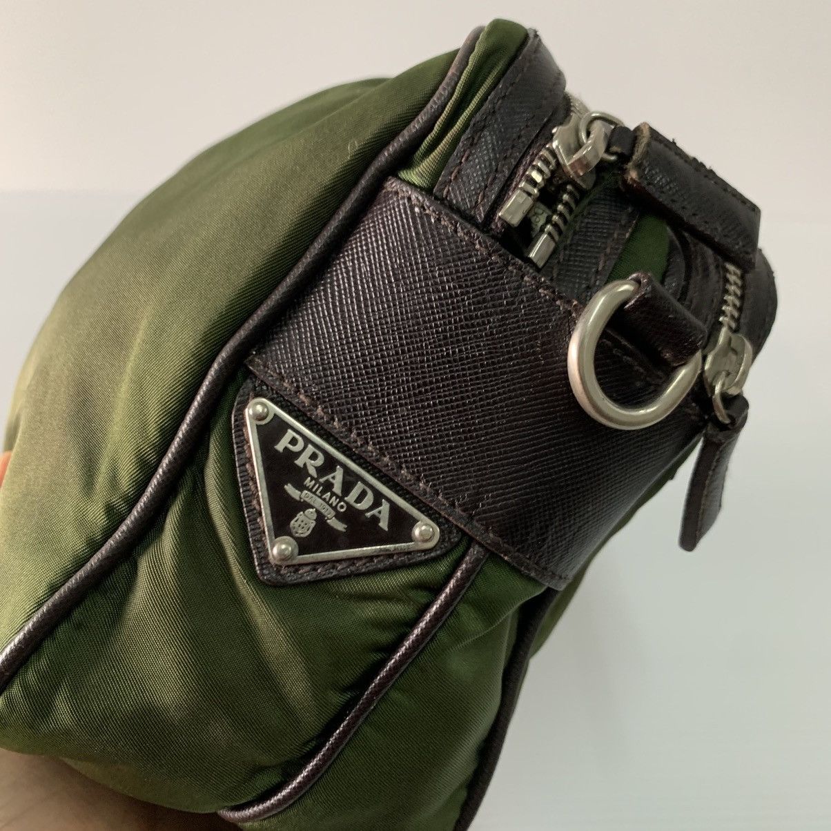 Prada Prada Nylon Clutch Sling Bag Size ONE SIZE - 8 Thumbnail