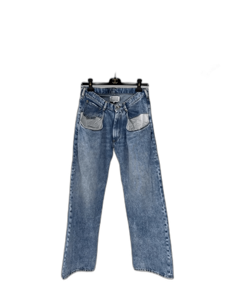 Maison Margiela Maison Margiela Wide Leg Denim Pants Size 40" / US 18 - 1 Thumbnail