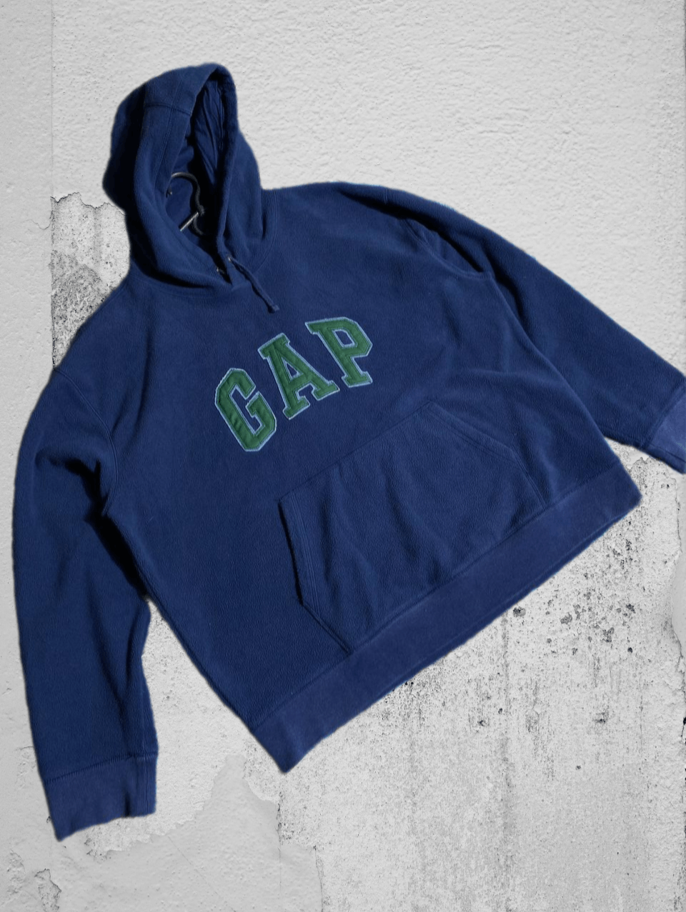Gap Vintage GAP Fleece Hoodie Big Logo Pullover 90s Y2K Size US XL / EU 56 / 4 - 1 Thumbnail