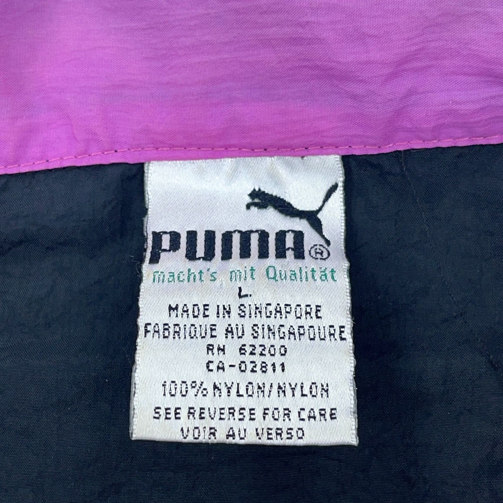 Puma VINTAGE Puma Jacket Women Large Pink Black Windbreaker Track Suit 90s Warm Up Size L / US 10 / IT 46 - 6 Thumbnail