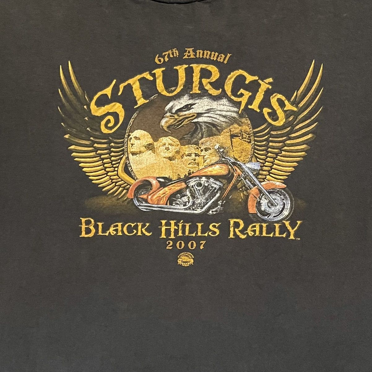 Harley Davidson Y2K Sturgis Black Hills Rally Biker Tee Size US L / EU 52-54 / 3 - 2 Thumbnail