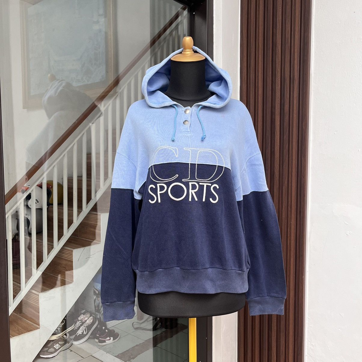 Christian Dior Monsieur Christian Dior Sports Big Logo Hoodie Size M / US 6-8 / IT 42-44 - 1 Thumbnail