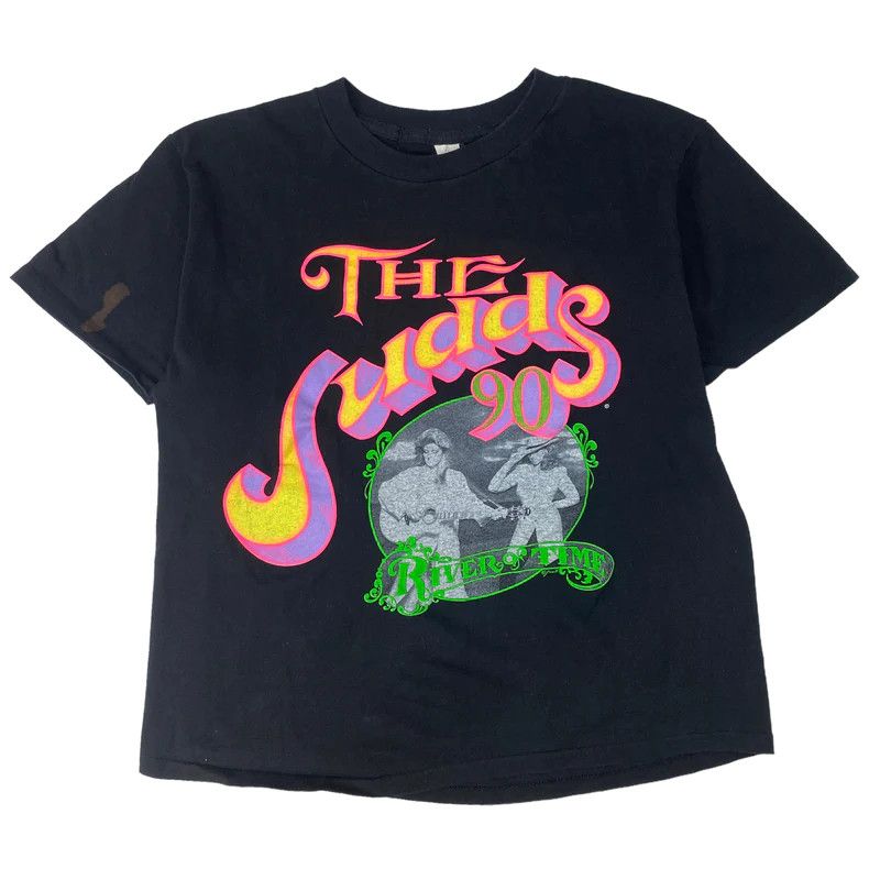 image of Vintage 1989 The Judds River Of Time Tour T-Shirt (Black), Men's (Size Large)