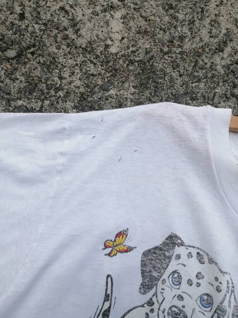 Hanes × Vintage Vintage 90s Hanes Dog Cartoon Graphic Tee Size US M / EU 48-50 / 2 - 13 Thumbnail