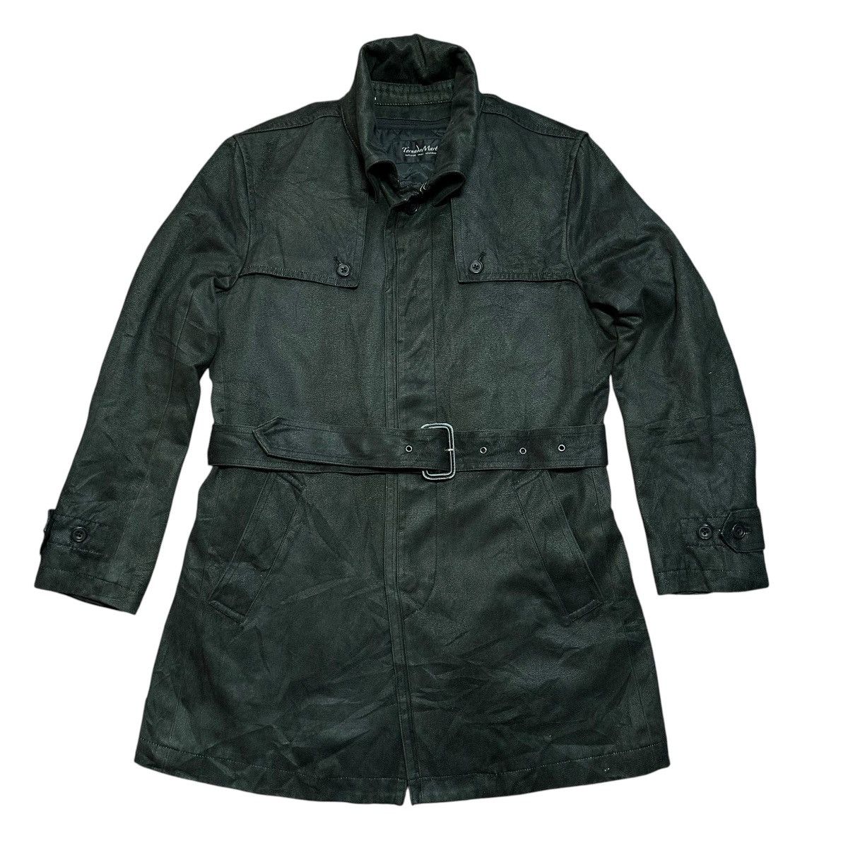 Tornado Mart Vintage Tornado Mart Belted Faux Leather Car Coat Jacket Size US XL / EU 56 / 4 - 2 Thumbnail