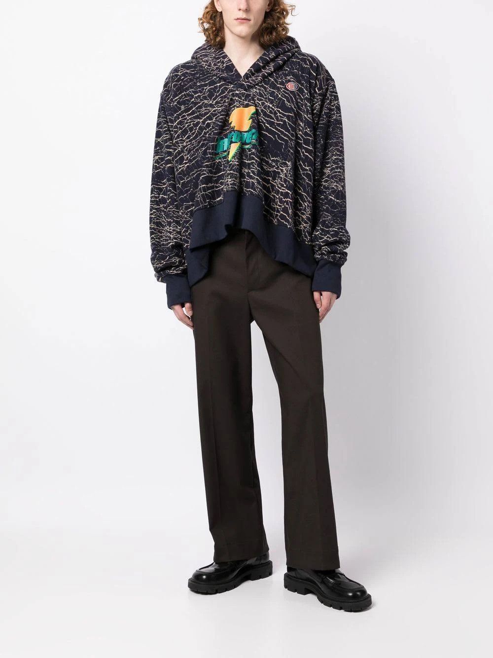 NAMESAKE o1mle0424 Long Sleeve Hoodie in Black Size US S / EU 44-46 / 1 - 4 Thumbnail
