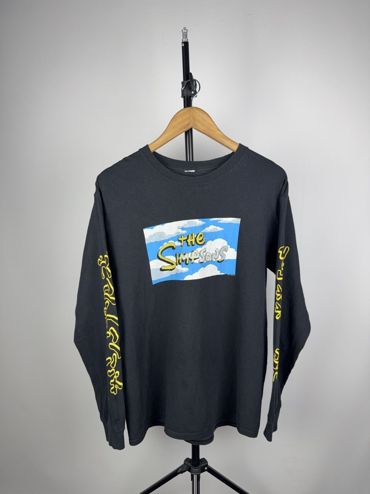 The Simpsons The Simpsons Logo Long Sleeve Shirt with Sleeve Graphics Size US M / EU 48-50 / 2 - 1 Thumbnail