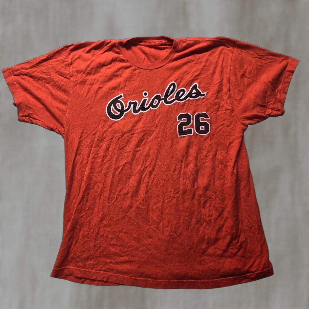 Gildan Powell Orioles Orange Short Sleeve T-Shirt Men XL Shirt Adult Size XL Orange Baltimore 80s Shirt Womens Mens Girls Size US XL / EU 56 / 4 - 1 Thumbnail