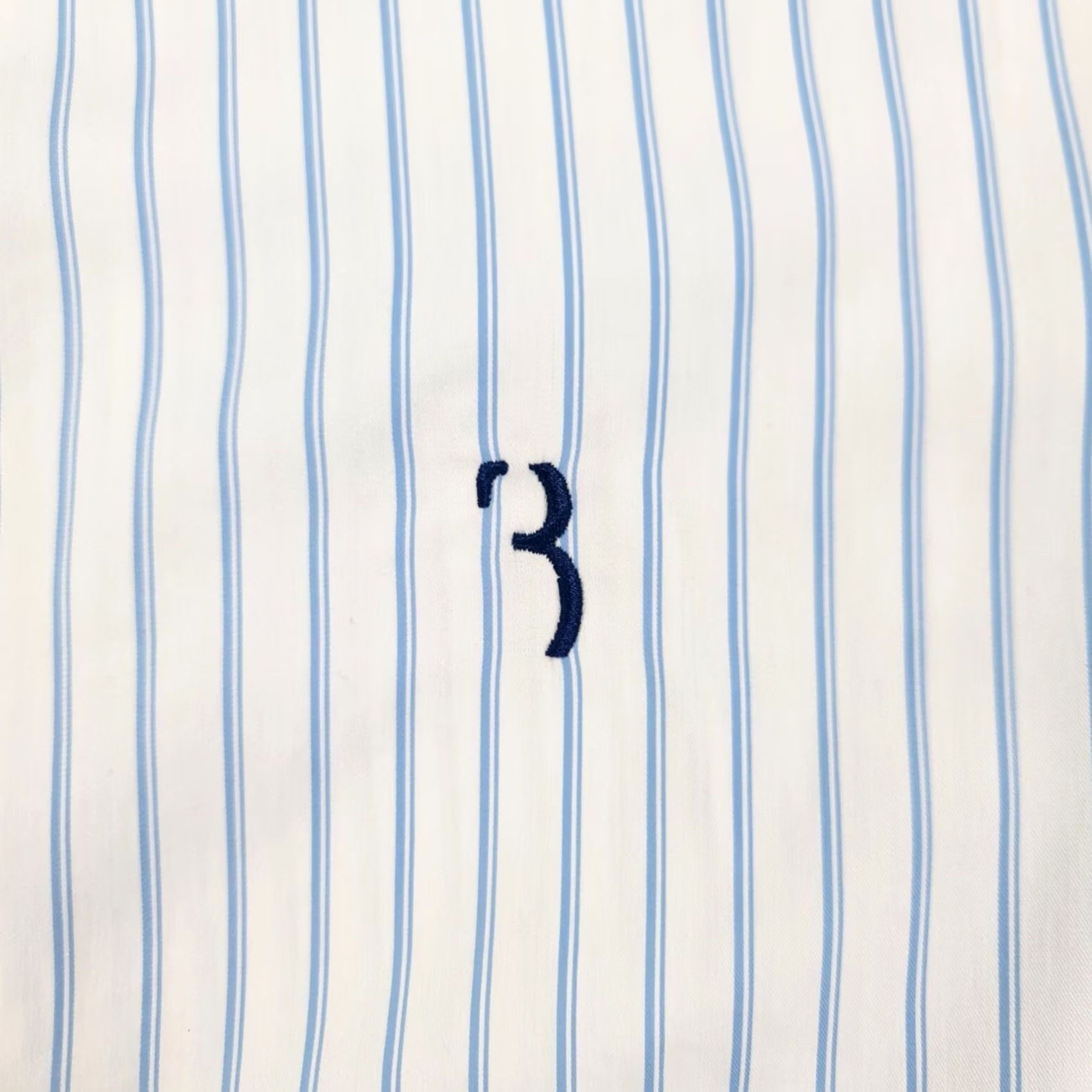 Vintage Billionaire Couture Mens Shirt Striped Blue White 16 Cotton Button Up Long Sleeve Collared Regular Fit Gift? Size US L / EU 52-54 / 3 - 4 Thumbnail
