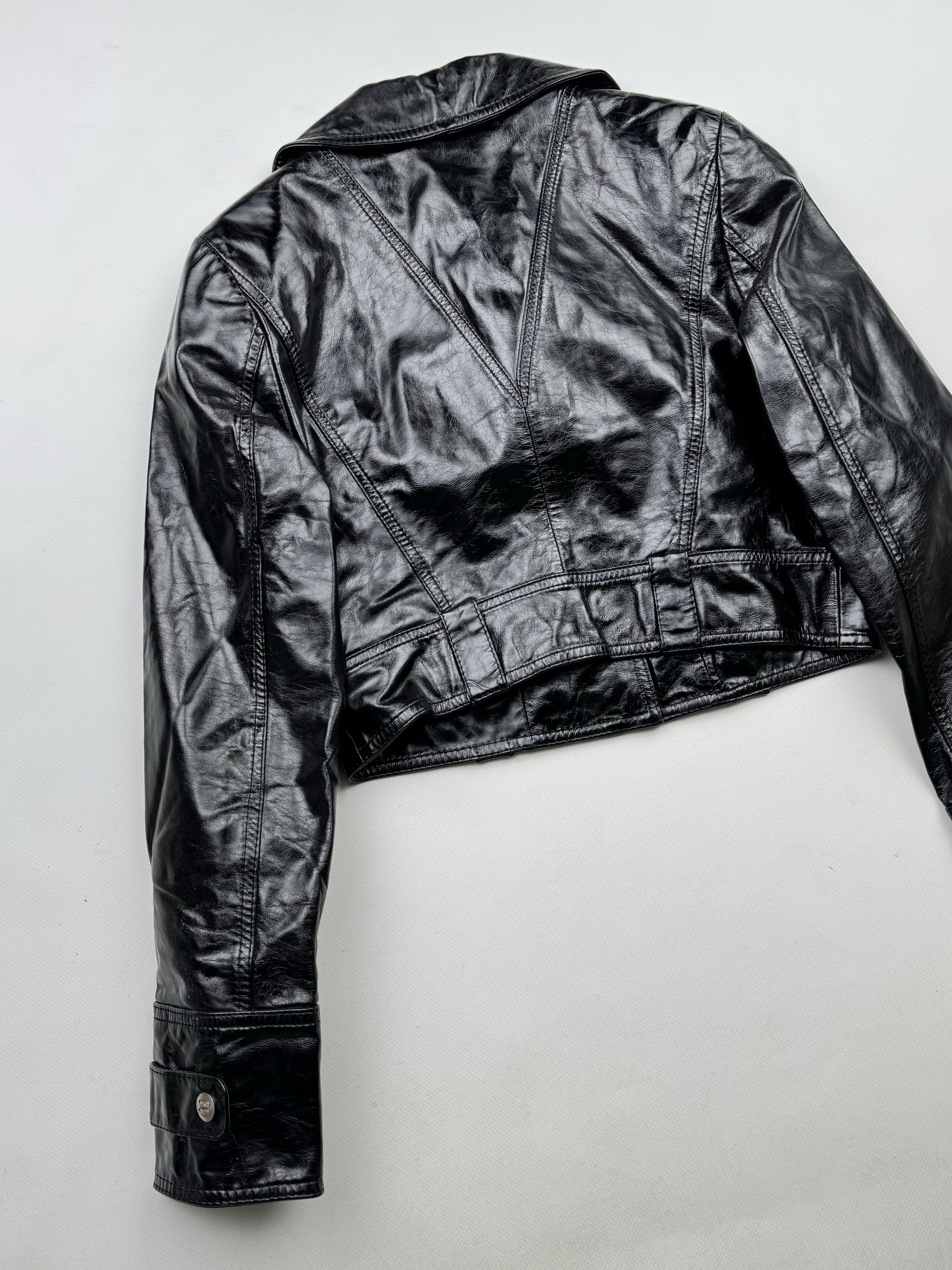 Japanese Brand 90's Cropped Leather Jacket B39(V113)E2 Size S / US 4 / IT 40 - 7 Thumbnail