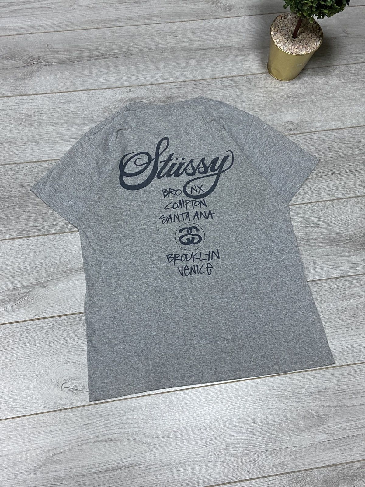 Stussy Stussy USA vintage 1990 t-shirt big logo Y2K Size US M / EU 48-50 / 2 - 7 Thumbnail